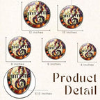 Treble Clef Piano Acrylic Suncatcher 10 Inches, Fall Decoration Indoor Outdoor, Bedroom Porch Decor, Stained Glass Effect Window Hanging, Music Lover Ornament, Pianist Gift for Her - Image 3