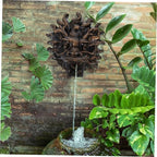 Yardwe Dragon Head Wall Fountain Outdoor Garden Decor Solar Water Fountain Resin Material Easy Install - Image 3