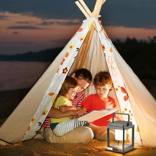 Solar Outdoor Table Lamp: Outdoor Lanterns for Patio Waterproof,Portable Rechargeable Solar Lamp - Image 6