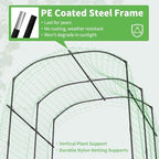 DoCred 87''H x 75''L Garden Arch Trellis, Metal Trellis for Climbing Plants - Image 4