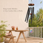 Angel Wind Chimes for Outside, Deep Tone Outdoor Wind Chime with Colorful Wind Catcher, 6 Aluminum Tubes, Garden Porch Patio Decor, Memorial & Birthday Gift - Image 7
