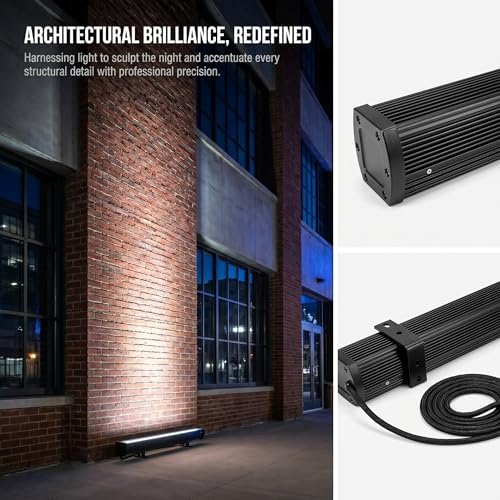 54W Wall Washer Light 40'' 6000K 120V IP67 Waterproof Plug-in - Image 6