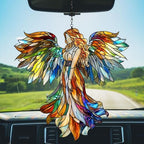 Rainbow Angel Tiffany Style Acrylic Suncatcher - Image 5