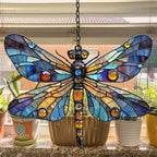 Tiffany Style Dragonfly Acrylic Suncatcher - Image 4