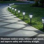 12 Pack Solar Lights Outdoor Pathway, Modern Solar Garden Lights, Waterproof Auto On/Off LED Outdoor Solar Lights for Yard, Landscape Path, Walkway, Driveway Décor - Image 5