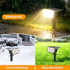 6-Pack Solar Spot Lights Outdoor Waterproof,Landscape Spotlight Warm White - Image 3