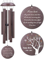 Personalized Wind Chimes Sympathy Gifts for Loss of Loved One by ExtrabilyOfficial