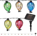 Alpine Corporation 117" Long Outdoor Air Balloons Solar String Lights, Rechargeable Multicolor LED Lights Decor, by Unknown