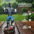 Garden Gnomes Outdoor, Gnome Garden Decor, Funny Werewolf Garden Statue 12.6", Waterproof Resin, Weather-Resistant Lawn Ornament for Patio & Yard, Gift for Garden Lovers - Image 4