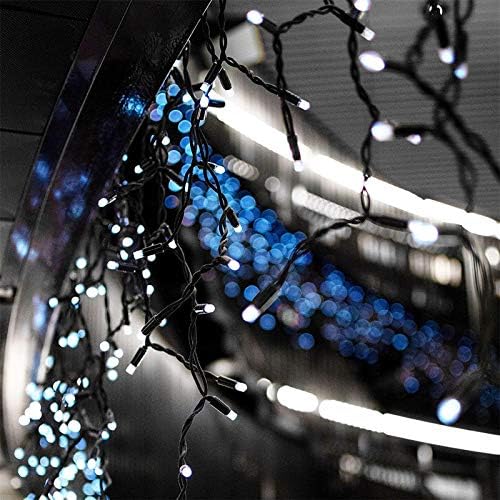 Solar String Lights Outdoor 2 Pack 170FT 480 LED Christmas Light Cool White - Image 5