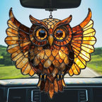 Owl Tiffany Style Acrylic Suncatcher - Image 5