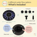 MEKA Solar Fountain for Water Play, Water Table Pump, Outdoor Water Sprinkler for Tuff Tray - Image 2