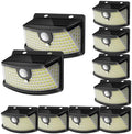Aootek Solar Motion Sensor Lights Outdoor 120 LEDs, Black, 10 Pack by Lightupeveryconer