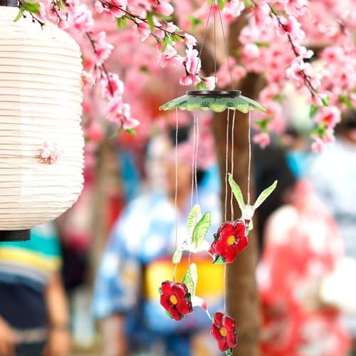 Solar Color Changing LED Wind Chime Light for Yard Patio - Image 6