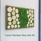 Preserved Reindeer Moss Natural Green DIY Kit Gardenning Art Wall Decor Florist Decor Easter Table Decor Wedding - Image 5