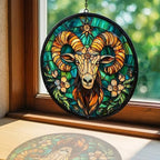 Vivid Tiffany Floral Art Decor Acrylic Suncatcher - Image 3