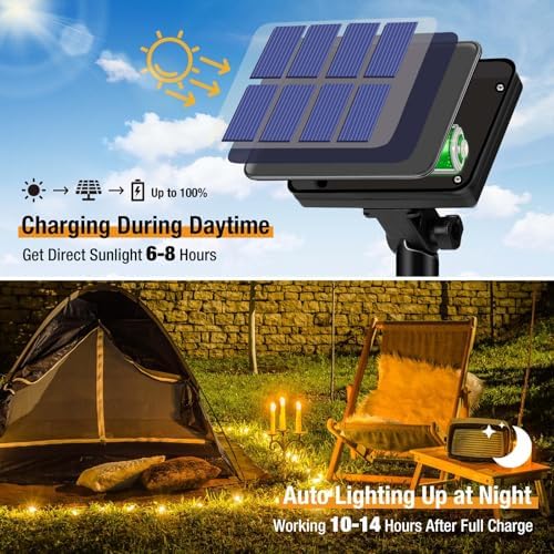btfarm 4 Pack Solar String Lights Outdoor, Total 132FT 320LED Fairy Lights - Image 4