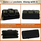 FASTECH 20-inch Wide Mouth Tool Bag with Water Proof Molded Base, Wide Mouth Tool Tote Bag, Waterproof Tool Organizer Bag for Men with Adjustable Shoulder Strap(No Bottom Shell) - Image 3
