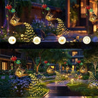 Solar Watering Can Lights | Outdoor Waterproof Lighting Decorations | Bird Watering Can Shape Landscaping Lights,for Yard Lawn Patio Porch Pathway Walking Landscaping - Image 7