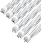 (6-Pack) CNSUNWAY LED Shop Lights 2FT, V-Shaped Linkable 22W 3300LM 5000K by CNSUNWAY