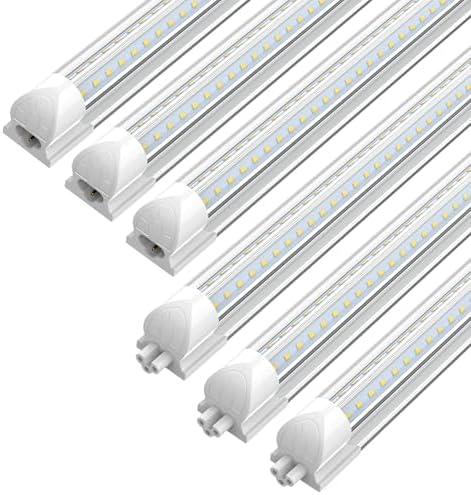 (6-Pack) CNSUNWAY LED Shop Lights 2FT, V-Shaped Linkable 22W 3300LM 5000K by CNSUNWAY