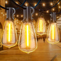 GPATIO Outdoor String Lights, 50FT ST38 Bulbs Shatterproof Patio Lights, Waterproof Dimmable Outside Hanging Light, Connectable LED Outdoor Lights for Backyard, Porch, Party, Garden, Home Decor by AddforPatioMakeover