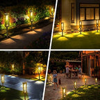 COXSENI Solar Pathway Lights Outdoor Waterproof Warm White, 6 Pack - Image 4