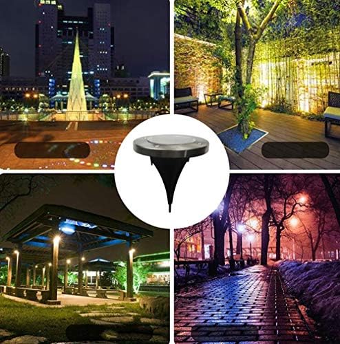 Solar Ground Lights Outdoor 72 LED Octagon Shape Disk Light Solar Powered In-Ground Lights for Garden Lawn Yard Patio Driveway Walkway Patio Deck Pathway,4 Pack,Blue - Image 7