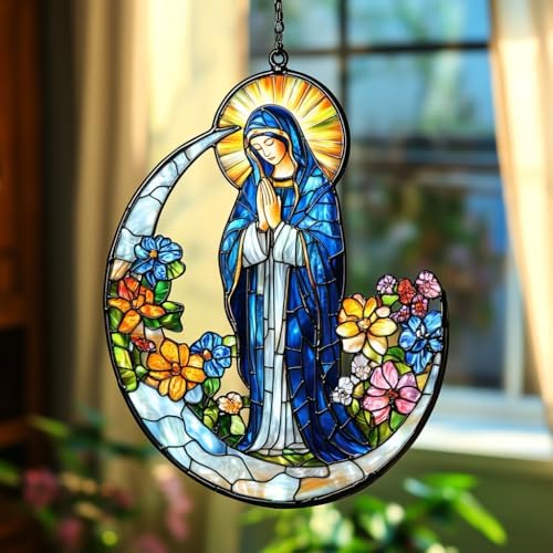Virgin Mary Acrylic Suncatcher by AVAGAN