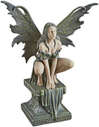 Design Toscano Small Celtic Fairy Perilous Perch Statue by DesignToscano