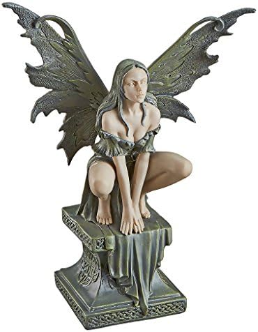 Design Toscano Small Celtic Fairy Perilous Perch Statue by DesignToscano