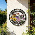 Nana’s Garden Custom Metal Wall Decor – Round Laser-Cut Plaque with Chickadee Bird, Monarch Butterfly & Blooms, Exquisite Floral & Bird Pattern, Heavy-Duty Weather-Resistant Metal Decor, Thoughtful Gift for Grandma, Outdoor Garden, Patio and Home Wall ... by Unknown
