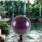 12 Inch Gazing Globe Decorative Plum Gazing Ball Glass Mirror Polished Hollow Reflective Garden Sphere for Home Garden Lawn Outdoor and Yard - Image 5
