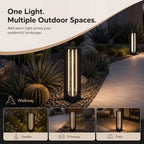 LED Path Light, Hardwired Landscape Lighting, 3000K Warm White - Image 6