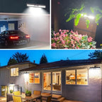 Clip On Solar Lights Outdoor with PIR Motion Sensor (Black ,4 Pack ,6000K) - Image 6