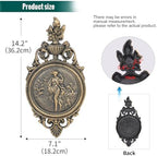 Sungmor Gold Cast Iron Wall Plaque - Classical Lady Relief in French Style - Image 3