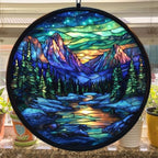 Moutain Range Acrylic Suncatcher - Image 4