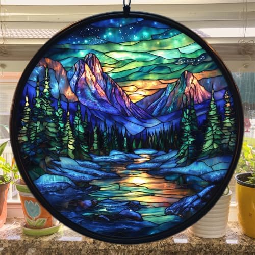 Moutain Range Acrylic Suncatcher - Image 4