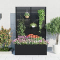 GarveeLife Metal Planter Box with Trellis 71"x47"x16", with Drainage Holes by GarveeLife