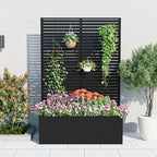 GarveeLife Metal Planter Box with Trellis 71"x47"x16", with Drainage Holes by GarveeLife
