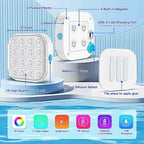 Submersible LED Lights with Remote, Waterproof Underwater LED Light Rechargeable Battery 16 Color Changing Lamp Magnetic Floating Submersible Lights for Pool Vase Aquarium Decor - Image 2