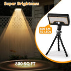 Solar Motion Lights Outdoor with Flexible Octopus Tripod (2 Pack, 3000K) - Image 4