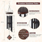 Memorial Wind Chimes for Outside, Sympathy Gift for Loss of Loved One - Image 3