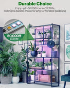 Sunco 6 Pack 2FT LED Grow Light, Full Spectrum, 20W - Image 5