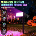 Solar Lights Outdoor Waterproof Landscape Spotlight Color Changing 2 Pack - Image 4