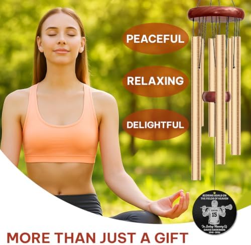 Custom Lacrosse Memorial Wind Chime, Personalized Name - Image 5