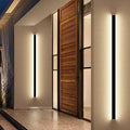 Outdoor Wall Lights for House - 92.5inch Modern Outdoor Wall Light Fixture Long Strip Led Wall Sconce, Dimmable Exterior Wall Mount Outside Garage Lights for Living Room, Porch by NIUZDU