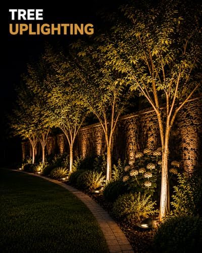 RGBW Low Voltage Landscape Lights, 10W Color Changing LED Well Lights with 40 Connectors, IP67 Waterproof Outdoor In-Ground Lights for Pathway Garden Yard Tree, 12V-24V (20 Pack) - Image 7