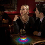 Mosaic Solar Light, Outdoor Table Lamps Waterproof Solar Glass Ball LED Garden Lights Color Changing Solar Table Lantern for Patio,Party,Yard,Outdoor/Indoor Decorations Presents(Rainbow) - Image 7