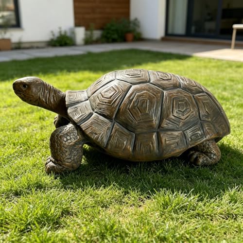 30.5" Tortoise Statue Resin Turtle Garden Sculpture Nature Decor - Image 4